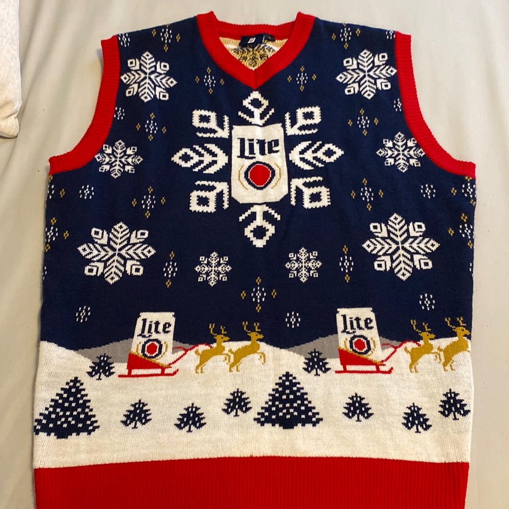 Miller Lite Sweater Vests